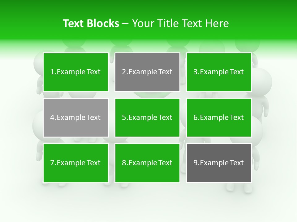 D Man Isolated Peoples PowerPoint Template
