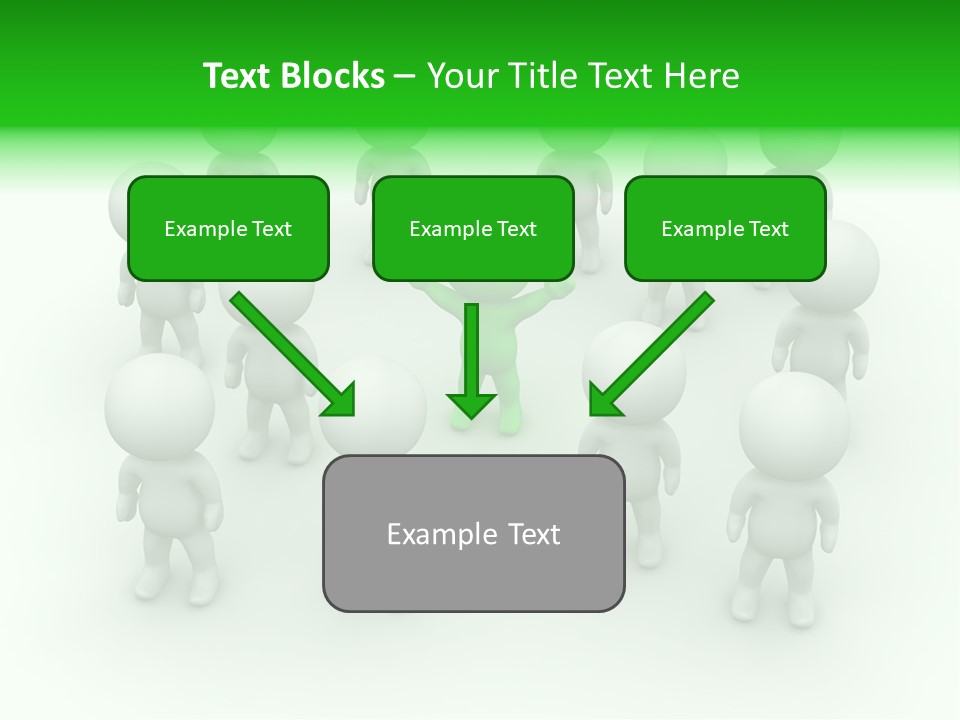 D Man Isolated Peoples PowerPoint Template