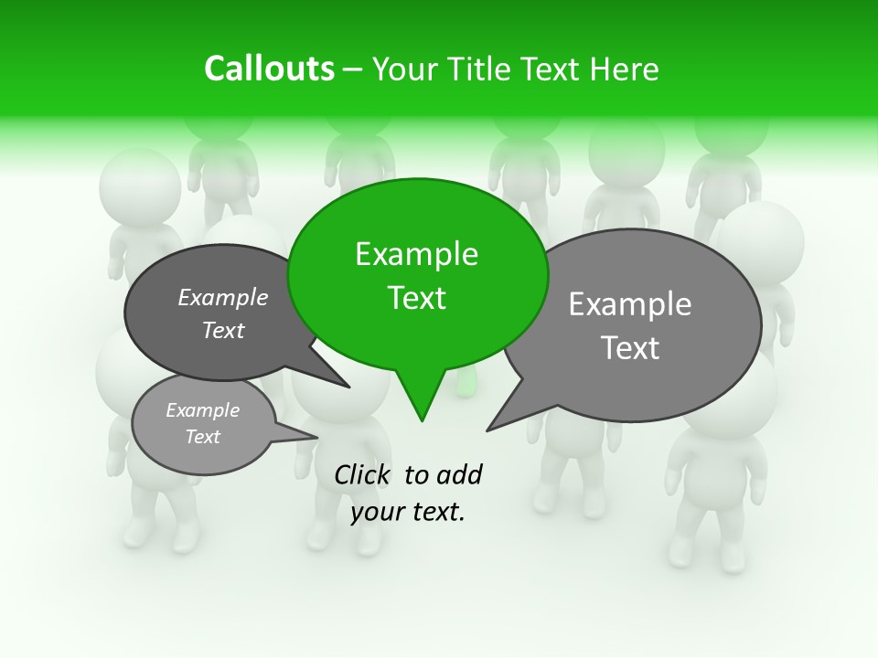 D Man Isolated Peoples PowerPoint Template