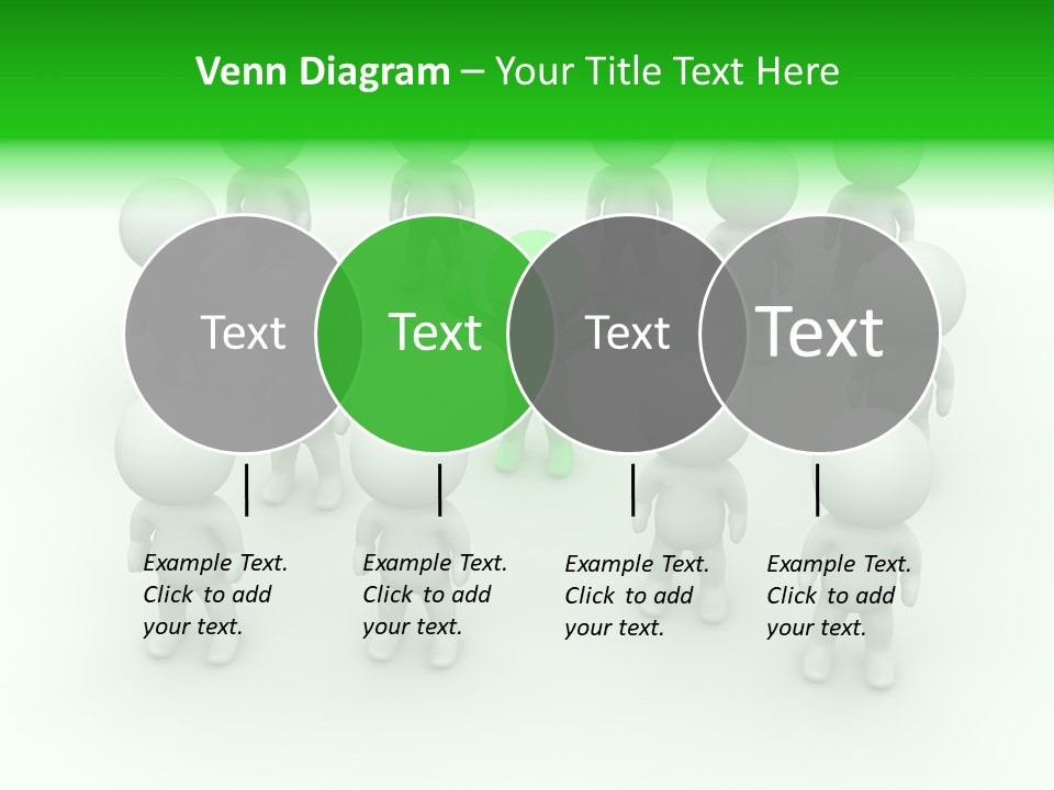 D Man Isolated Peoples PowerPoint Template