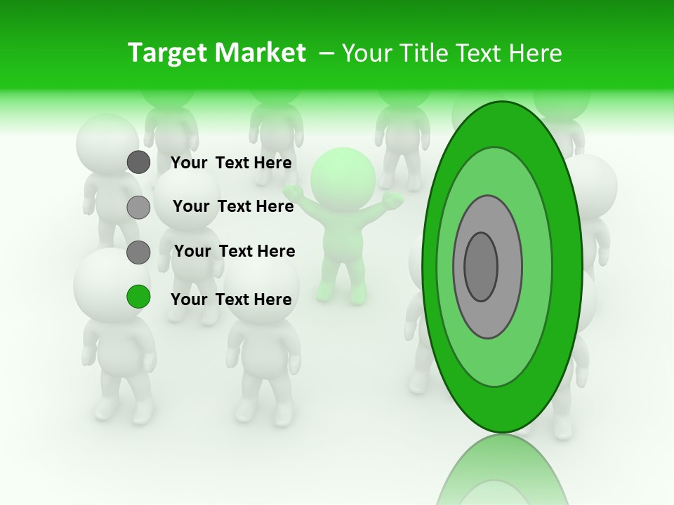 D Man Isolated Peoples PowerPoint Template