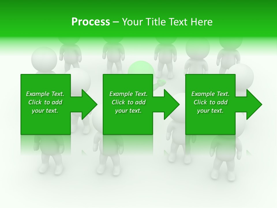 D Man Isolated Peoples PowerPoint Template