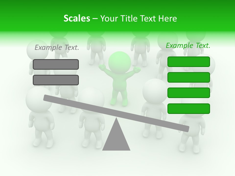 D Man Isolated Peoples PowerPoint Template
