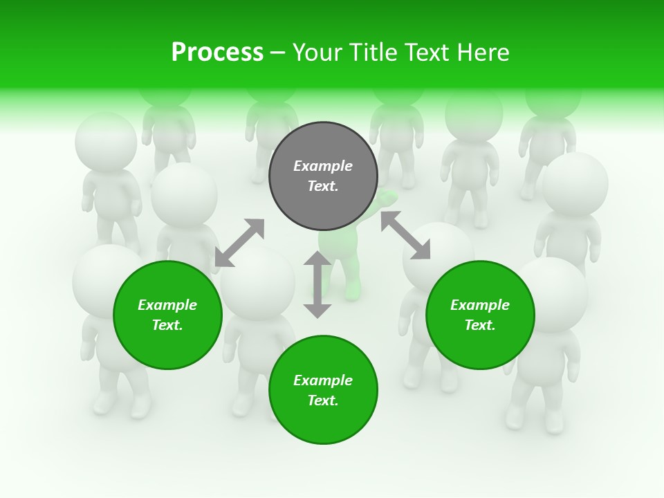 D Man Isolated Peoples PowerPoint Template