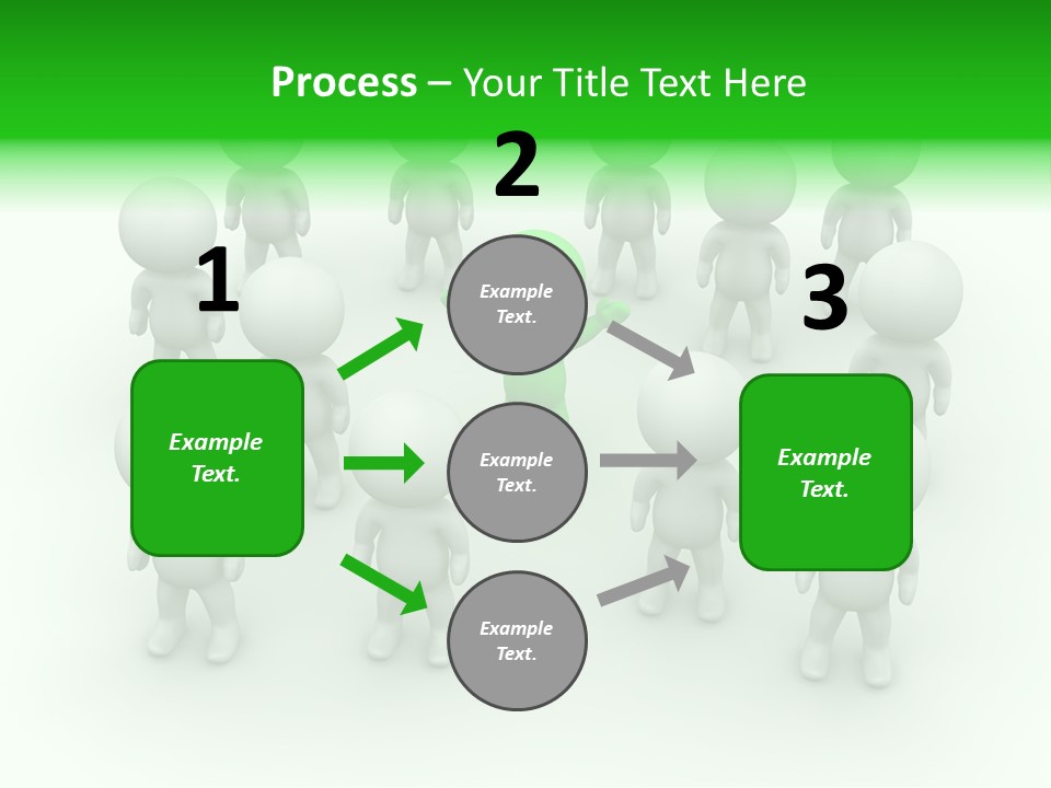 D Man Isolated Peoples PowerPoint Template