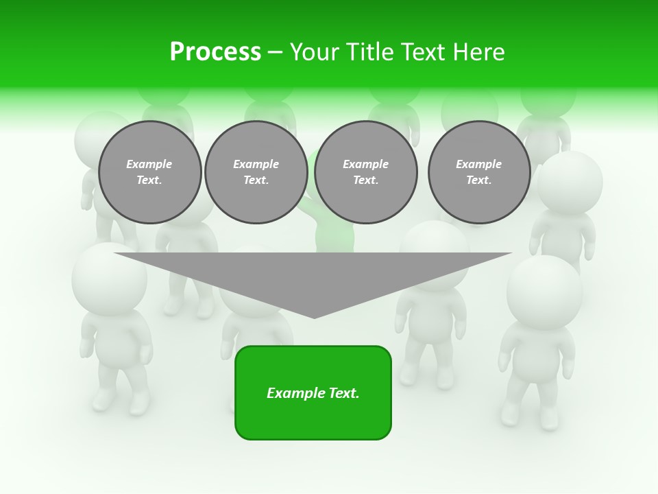 D Man Isolated Peoples PowerPoint Template