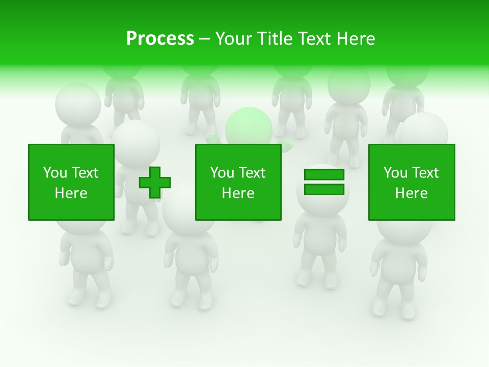 D Man Isolated Peoples PowerPoint Template