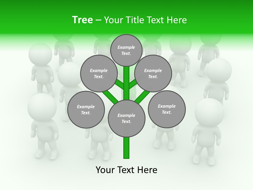 D Man Isolated Peoples PowerPoint Template