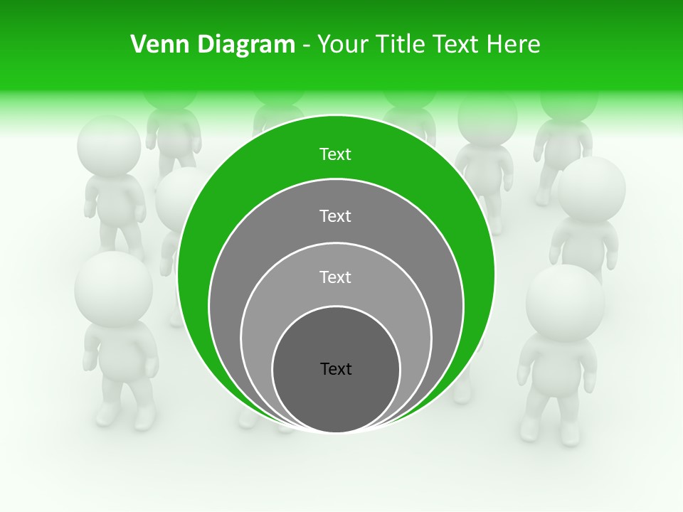 D Man Isolated Peoples PowerPoint Template