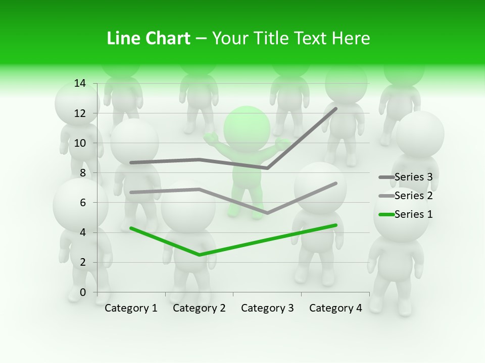 D Man Isolated Peoples PowerPoint Template