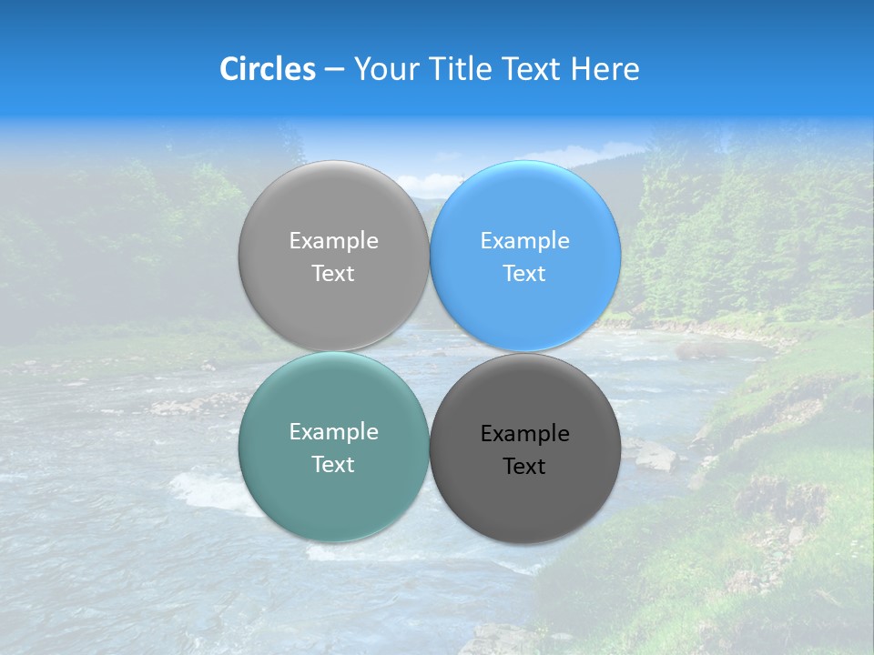 Tranquil Season Wood PowerPoint Template