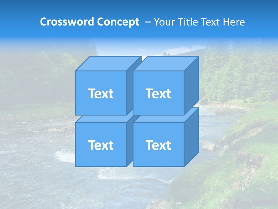 Tranquil Season Wood PowerPoint Template