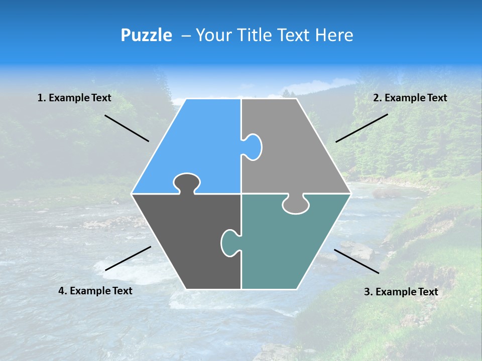 Tranquil Season Wood PowerPoint Template