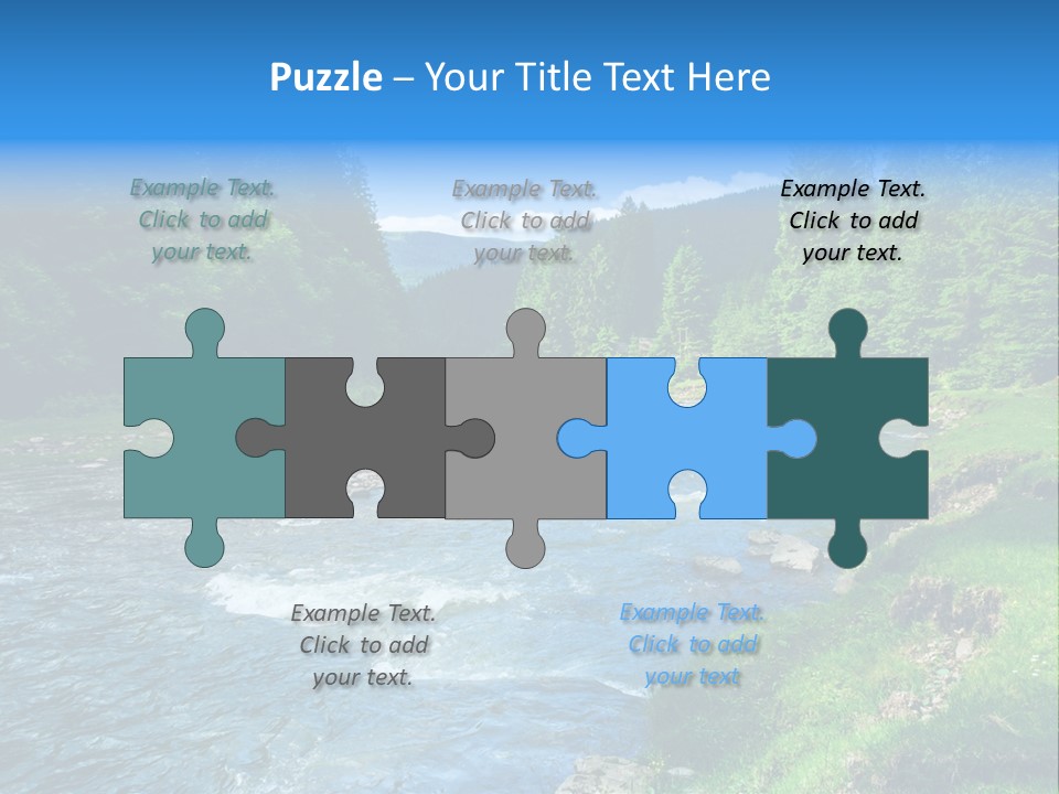 Tranquil Season Wood PowerPoint Template