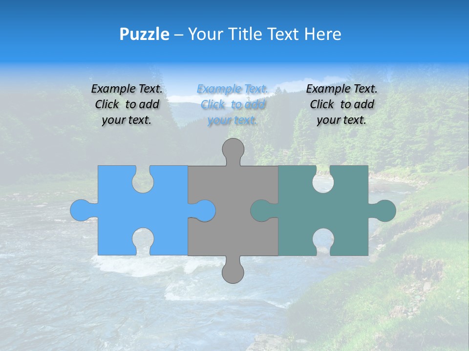 Tranquil Season Wood PowerPoint Template