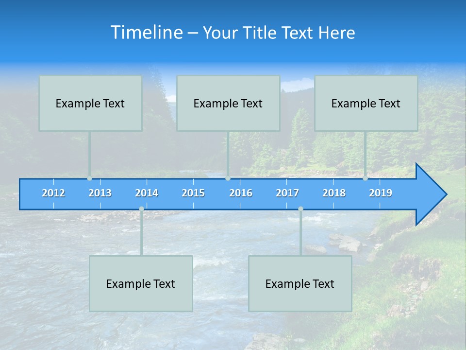 Tranquil Season Wood PowerPoint Template