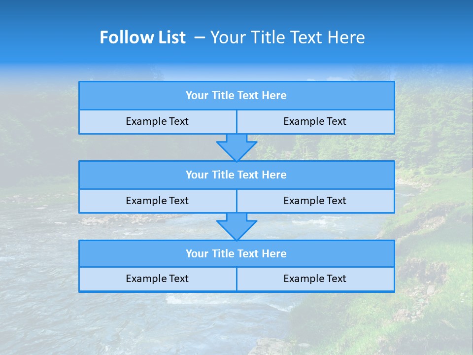 Tranquil Season Wood PowerPoint Template