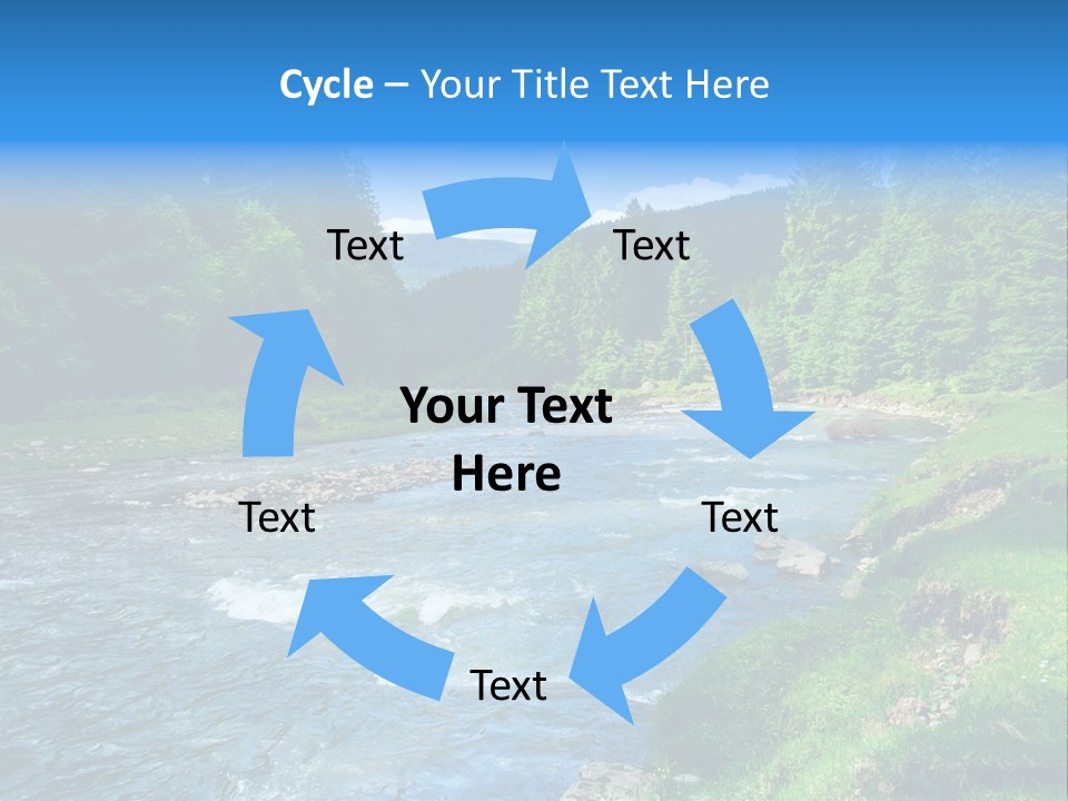 Tranquil Season Wood PowerPoint Template