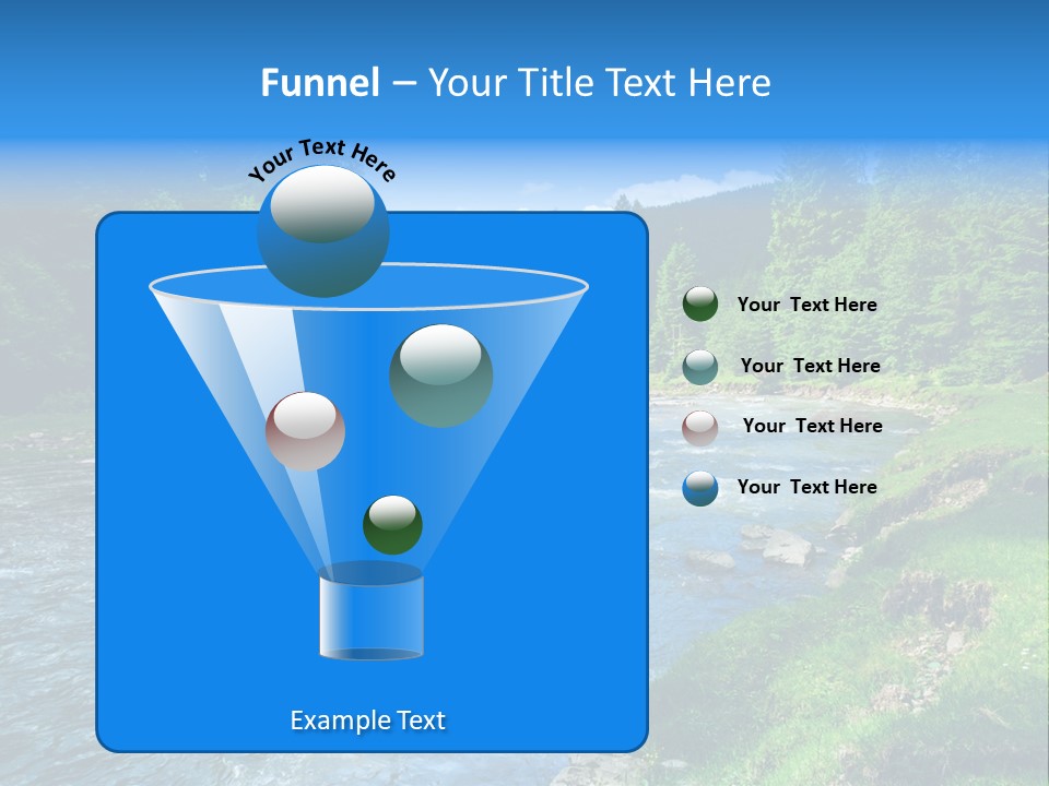 Tranquil Season Wood PowerPoint Template
