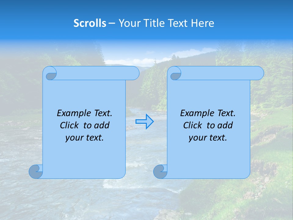 Tranquil Season Wood PowerPoint Template
