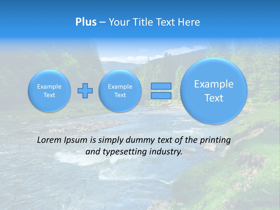 Tranquil Season Wood PowerPoint Template