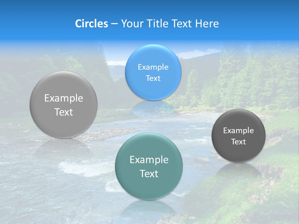Tranquil Season Wood PowerPoint Template