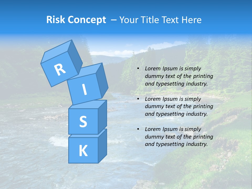 Tranquil Season Wood PowerPoint Template