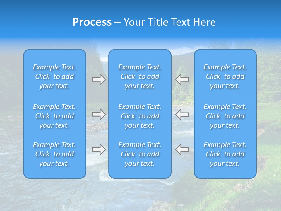 Tranquil Season Wood PowerPoint Template