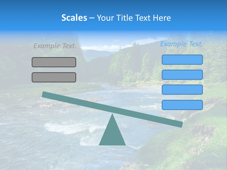 Tranquil Season Wood PowerPoint Template