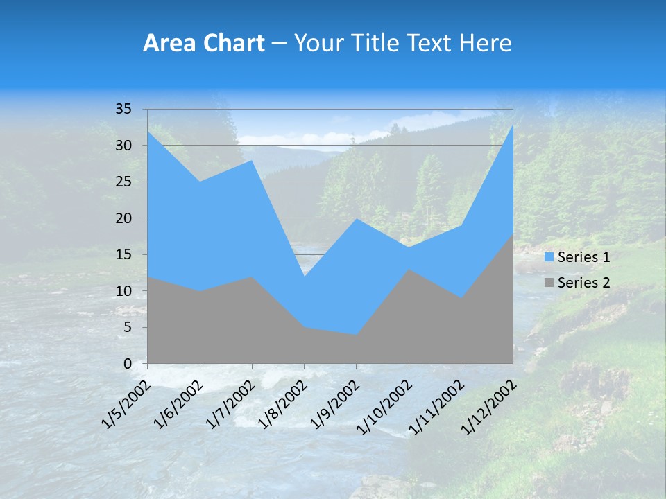 Tranquil Season Wood PowerPoint Template