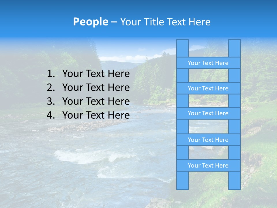 Tranquil Season Wood PowerPoint Template