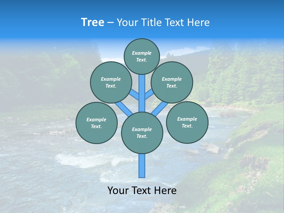 Tranquil Season Wood PowerPoint Template
