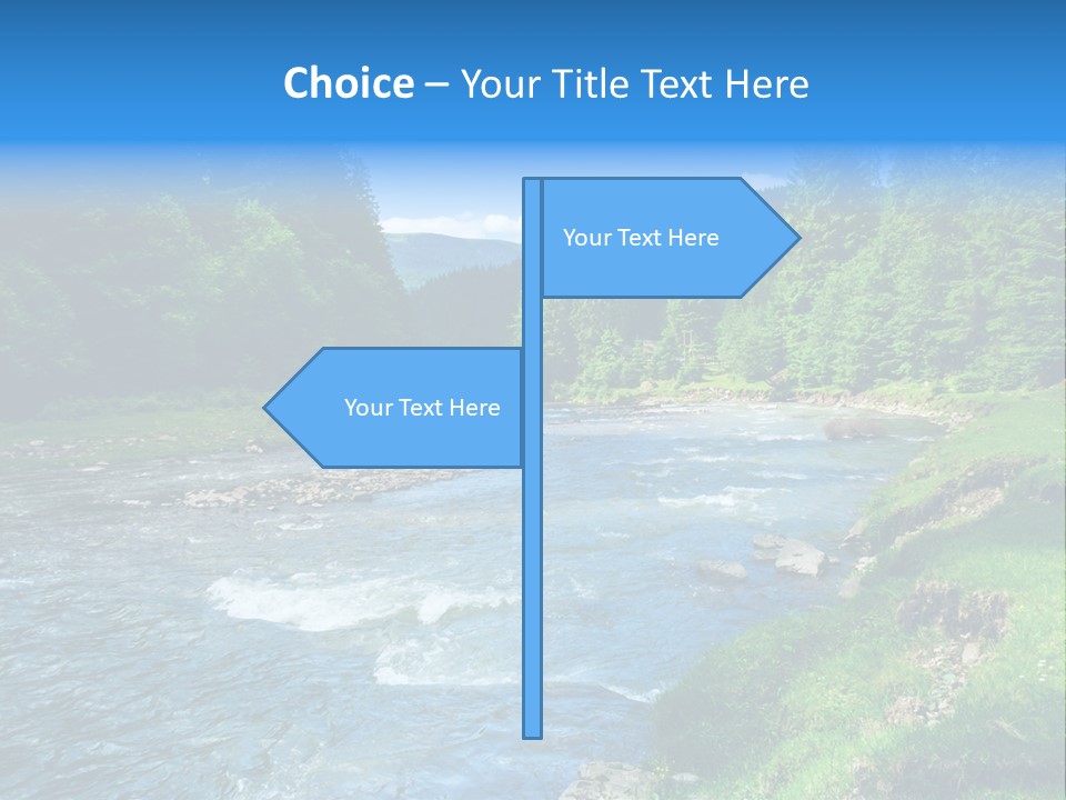 Tranquil Season Wood PowerPoint Template