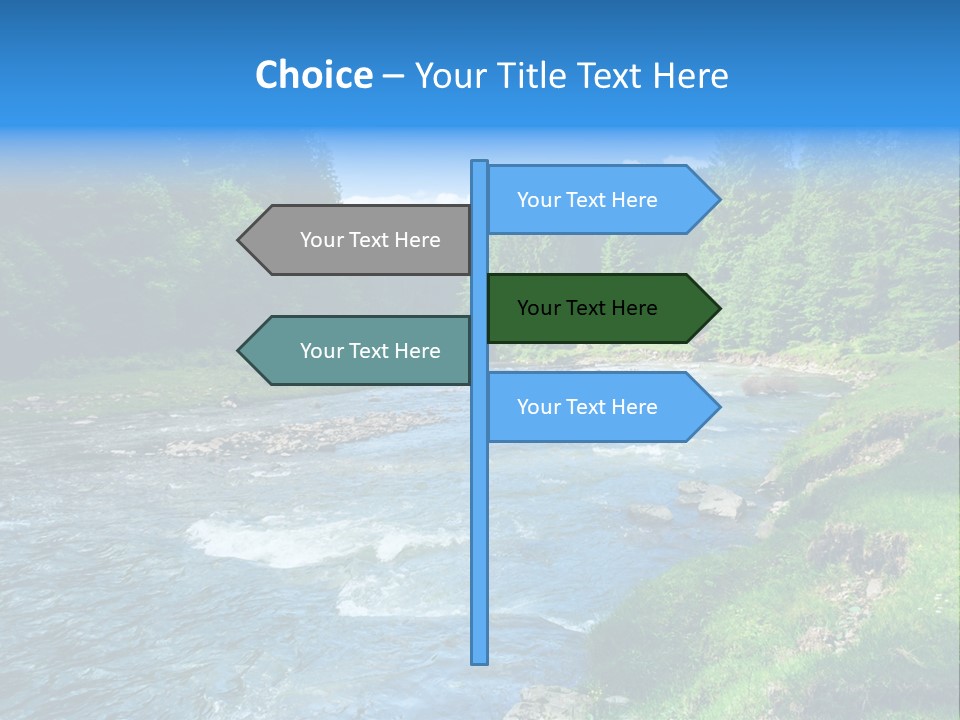 Tranquil Season Wood PowerPoint Template