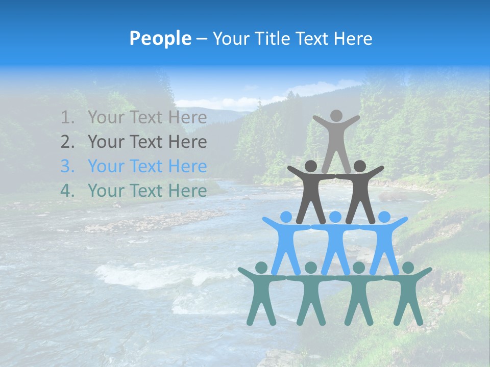 Tranquil Season Wood PowerPoint Template