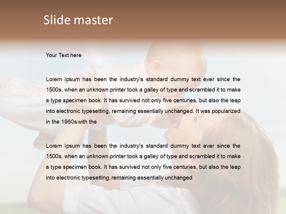 Human Mom Play PowerPoint Template