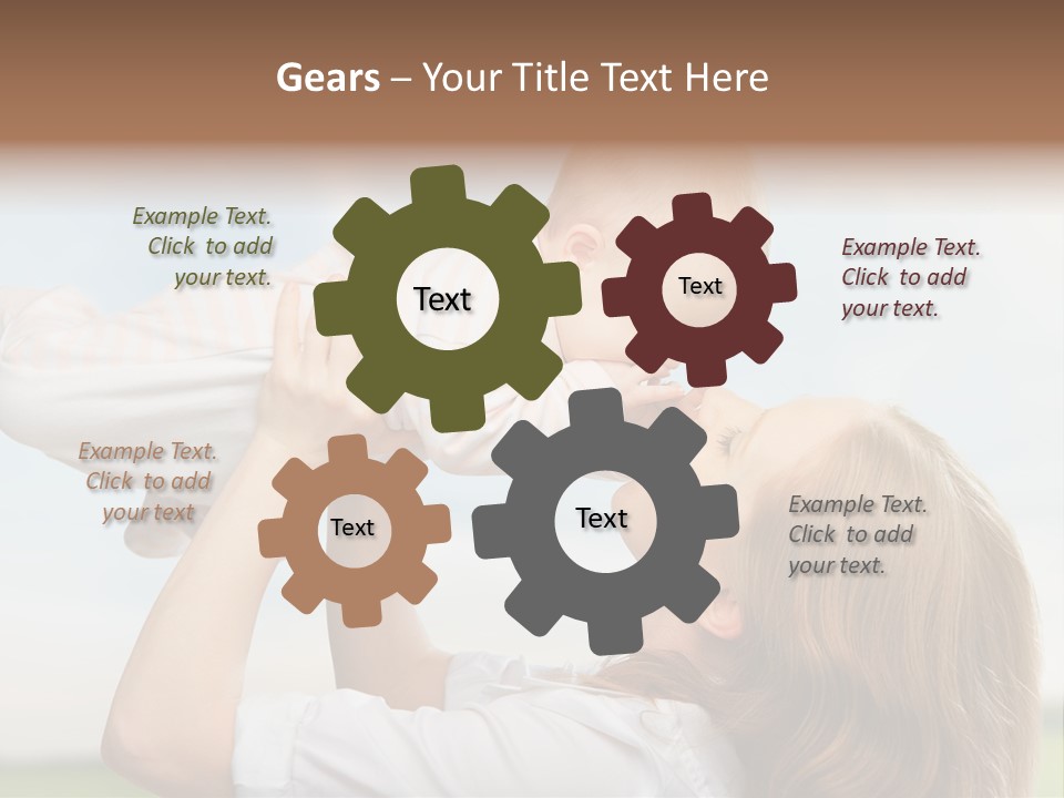 Human Mom Play PowerPoint Template