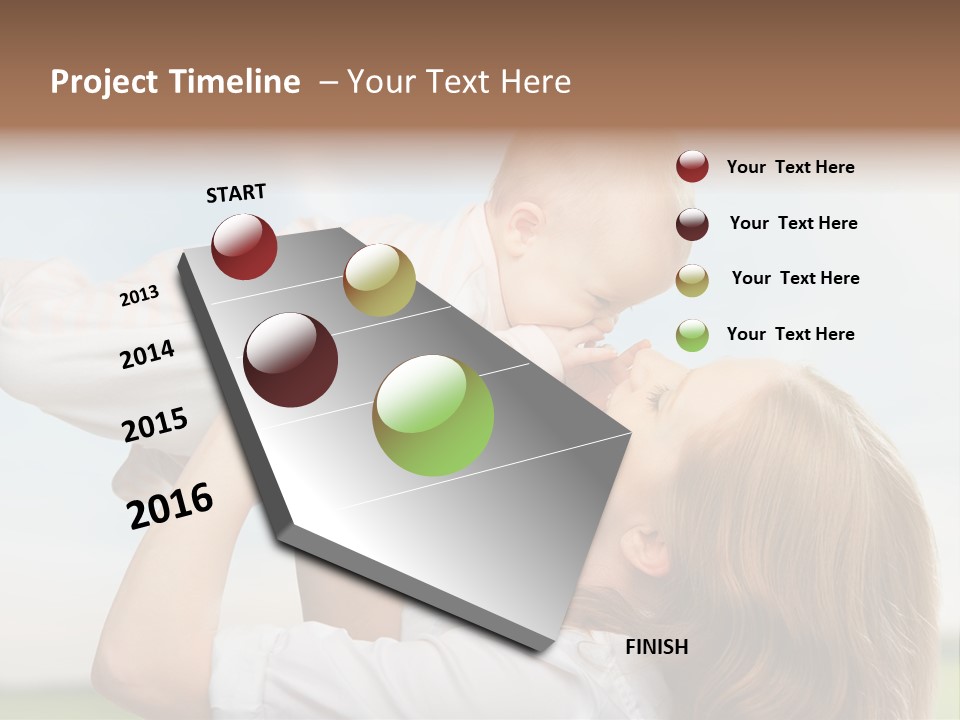 Human Mom Play PowerPoint Template