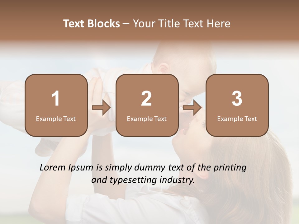 Human Mom Play PowerPoint Template