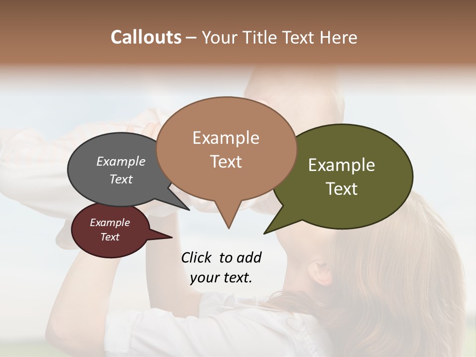Human Mom Play PowerPoint Template