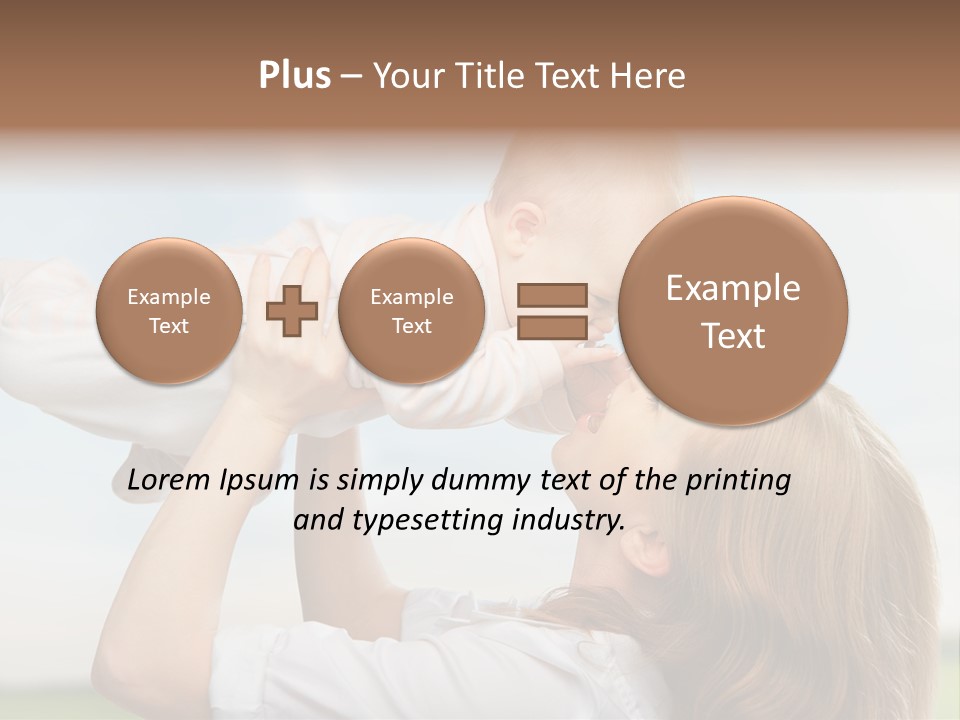 Human Mom Play PowerPoint Template