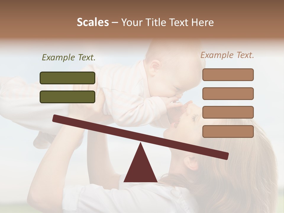 Human Mom Play PowerPoint Template