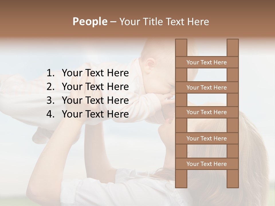 Human Mom Play PowerPoint Template