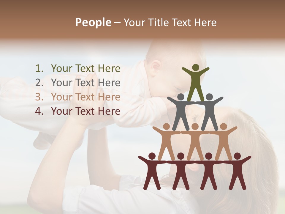 Human Mom Play PowerPoint Template