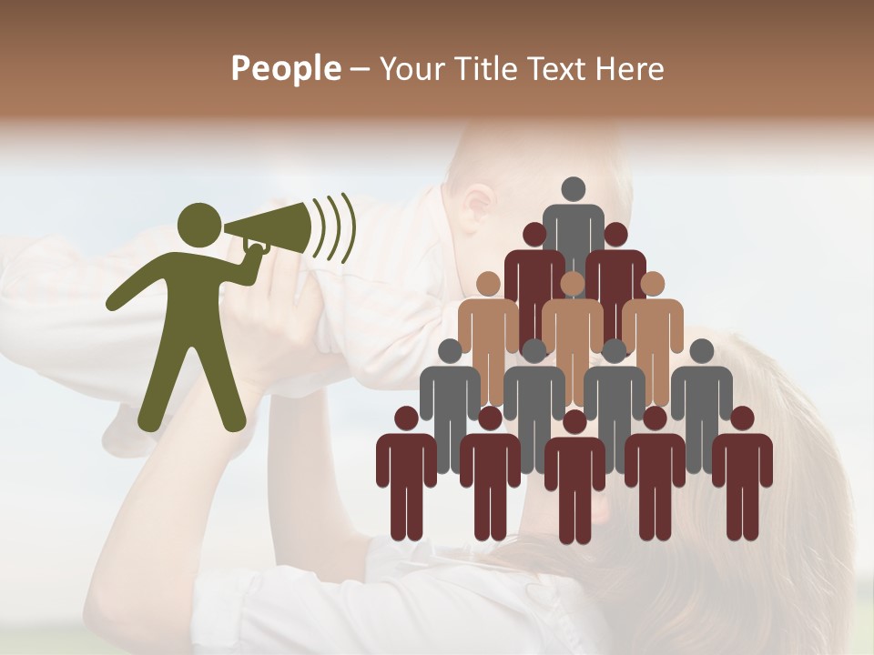 Human Mom Play PowerPoint Template