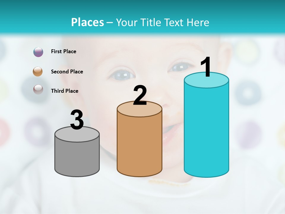 Cute Cheerful Face PowerPoint Template