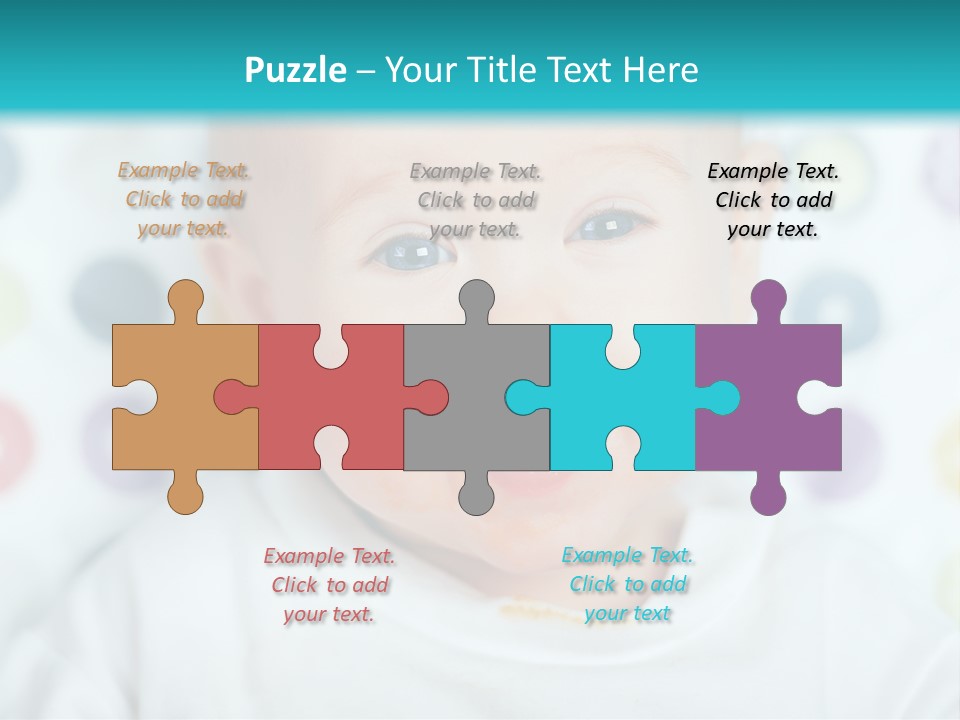 Cute Cheerful Face PowerPoint Template