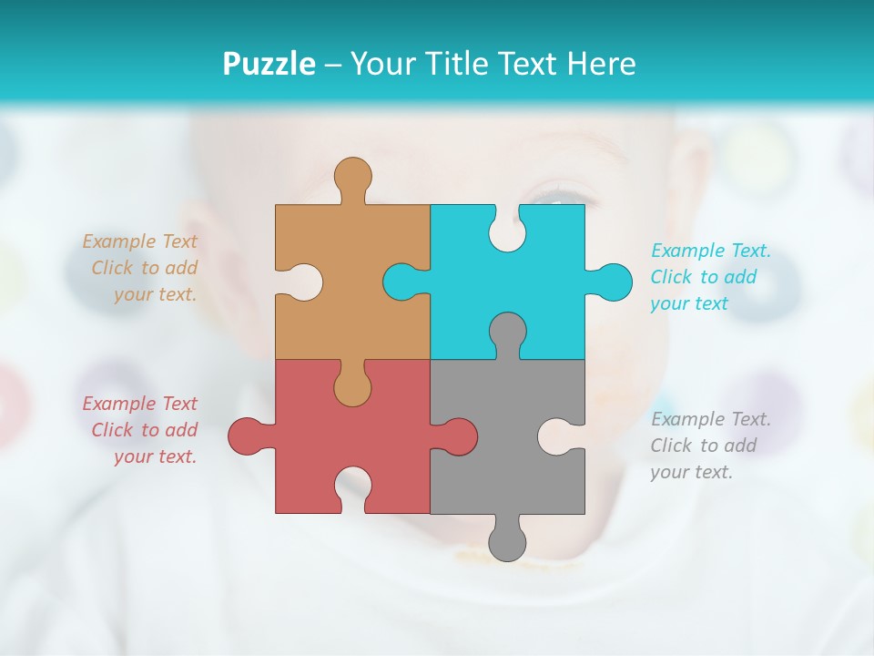 Cute Cheerful Face PowerPoint Template