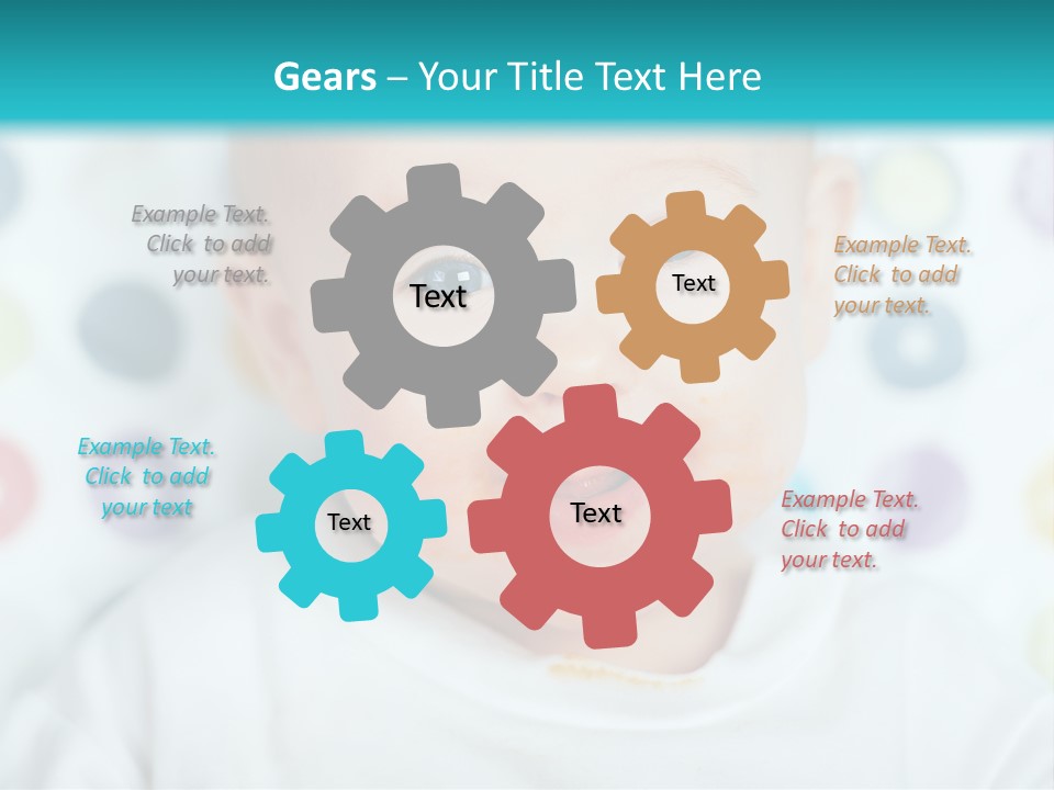 Cute Cheerful Face PowerPoint Template