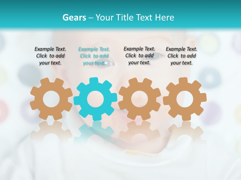 Cute Cheerful Face PowerPoint Template